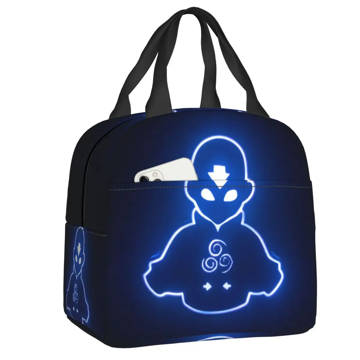 Last Airbender Avatar Lunch Box Leakproof Warm Cooler Thermal Food Insulated Lunch Bag for Women Kids School Reusable Tote Bags