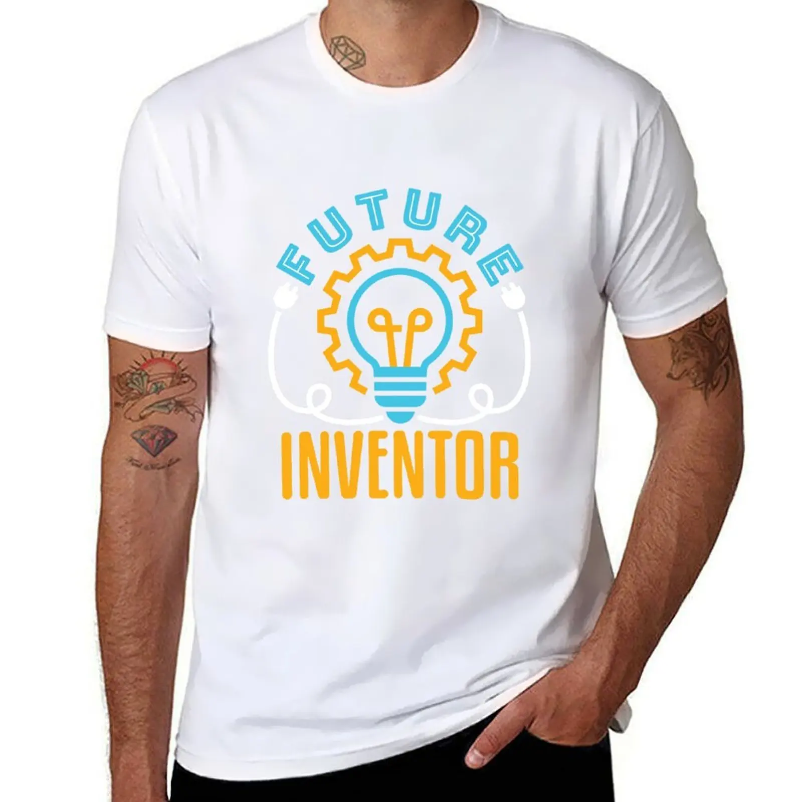 

Future Inventor Invention Innovator Engineer Kids T-Shirt anime t shirts for man t shirts for man pack cotton T-Shirt