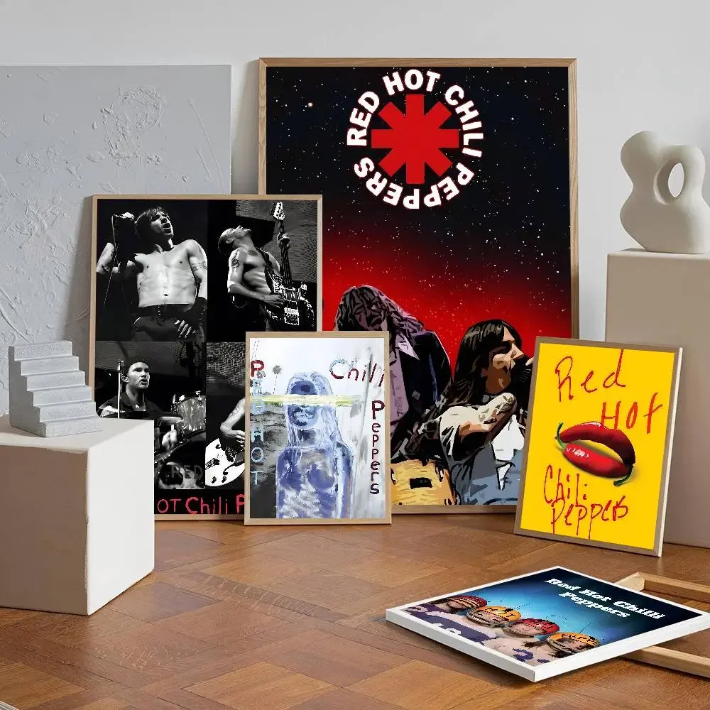 البوب الراب ألبوم الموسيقى غطاء الأحمر الساخن الفلفل الحار أنيمي المشارك ذاتية اللصق الفن مقاوم للماء ورقة ملصق ديكور جدران الغرفة