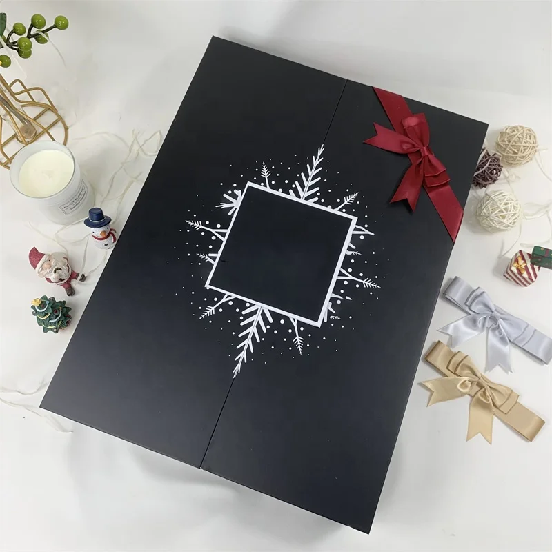 Customized queryChristmas Advent Calendar Box 2023 24 Days Countdown to Christmas Printed Cardboard Gift Treasure Box with Logo