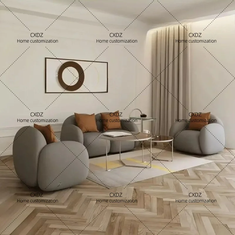 XXBeauty Salon Reception Sofa Modern Simple Living Room Clothing Store Office Sofa High-end Office Furniture Transat