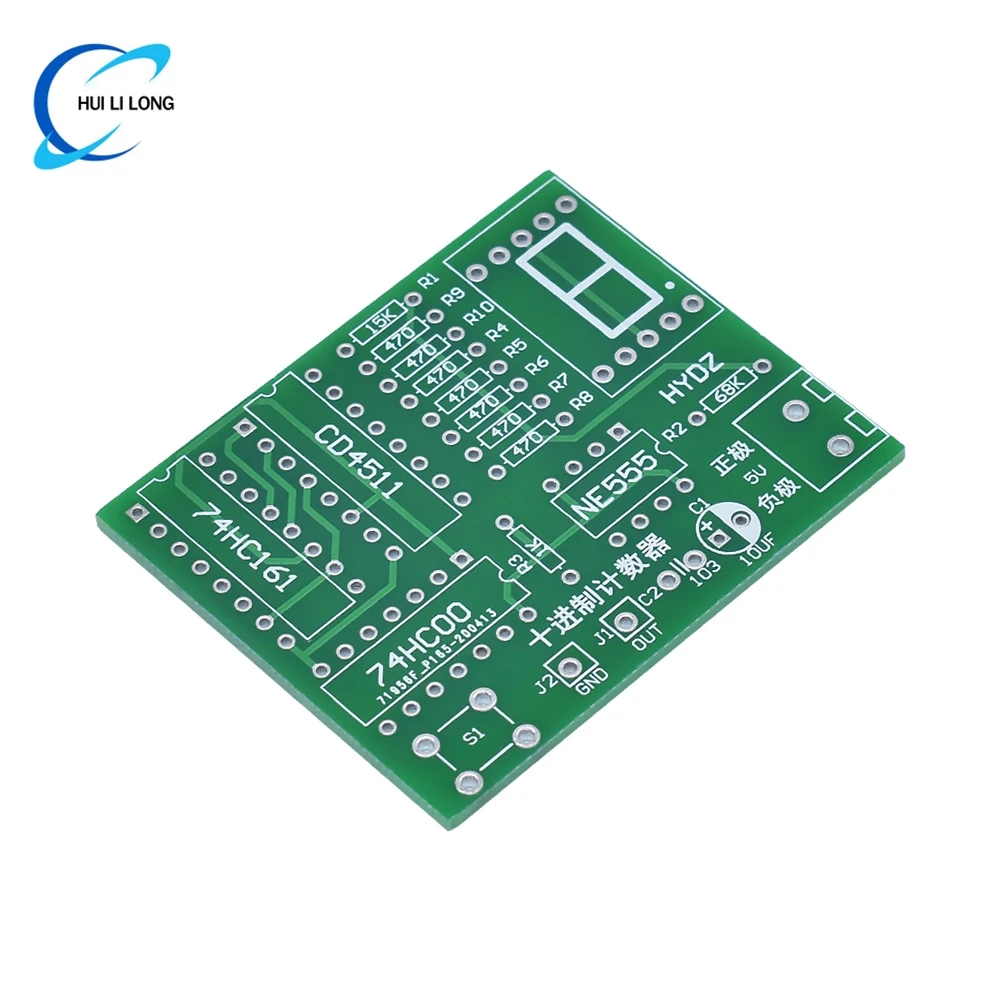 DY Kit عددين عداد عشري CD4518 عدة اثنين 2 بت Bigit التدريب عداد أجزاء 5 فولت مشروع إلكتروني بدلة التدريس