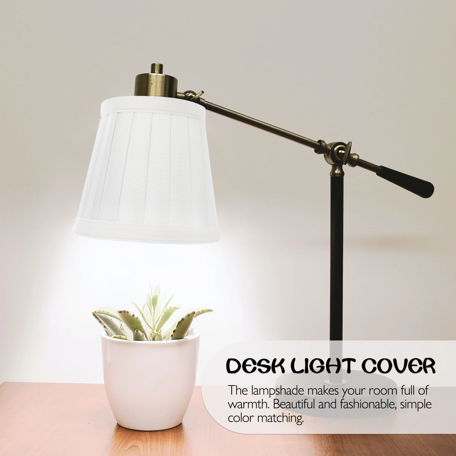 

European Style Cloth Lampshades for Ceiling Wall Bedside Lamps Black Pleated Lamp Shades Cover Accessories Stable Dustproof