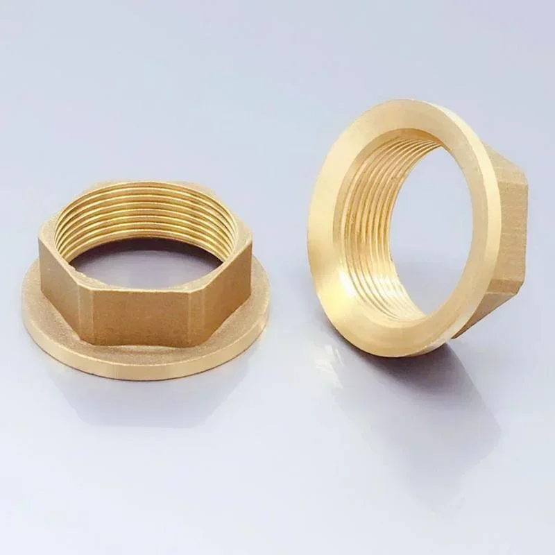 Copper kitchen Sink Cold Hot Faucet Accessories Base Fixed Foot Screw Nut Water Tap Pipe Connector for Bathroom Kitchen Hardware