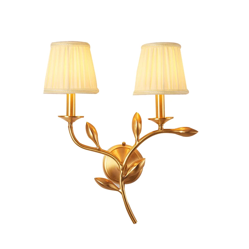 SOFITY Indoor Wall Lamps Fixture Copper Modern LED Sconce Contemporary Creative Decorative For Home Foyer Corridor Bedroom 