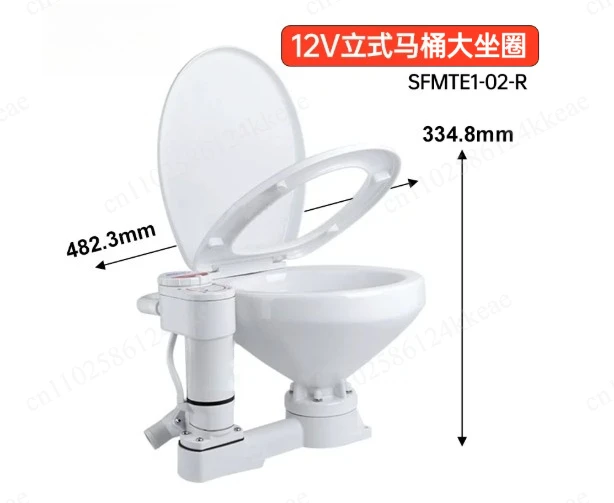 Vertical self-suction sewage pump, electric caravan toilet drainage accessory