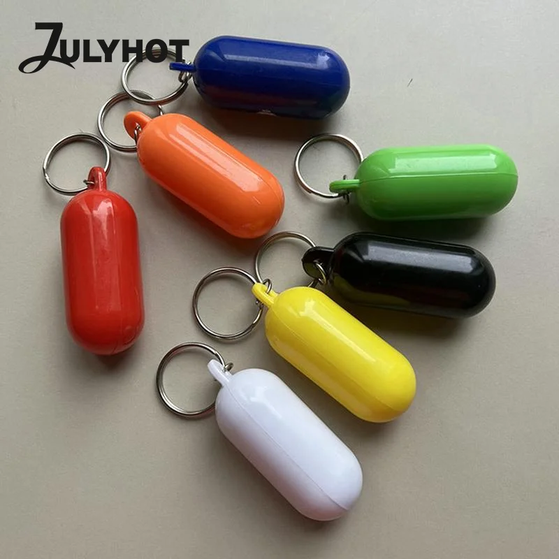 New Plastic Boat Kayak Floating Keyring Replacement Marine Sailing Boat Float Keychain Boat Accessory Floating Keychain