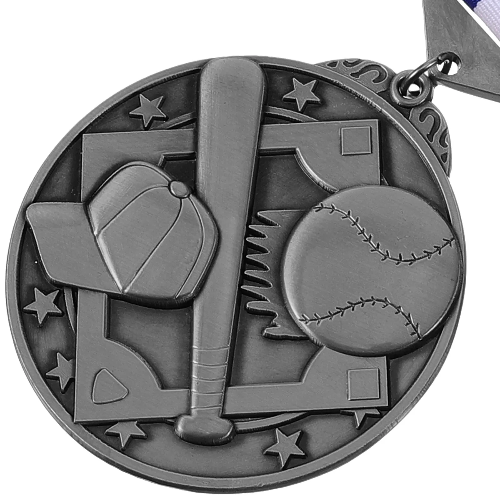 Baseball Medal Zinc Alloy Award Accessory Creative Hanging Medal for Competition Prize Reward Sports Meeting Recognition