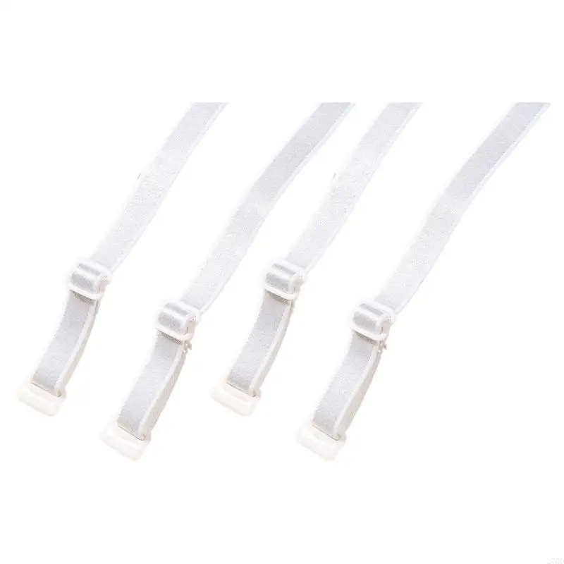 2Pairs Bra Strap Elastic Adjustable Replacement Removable Bras Shoulder Strap,
