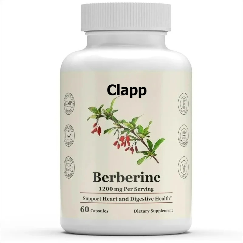 

Berberine Pure Non GMO - Supports Heart, Digestive System, and Immune Health -60 Vegetable Capsules