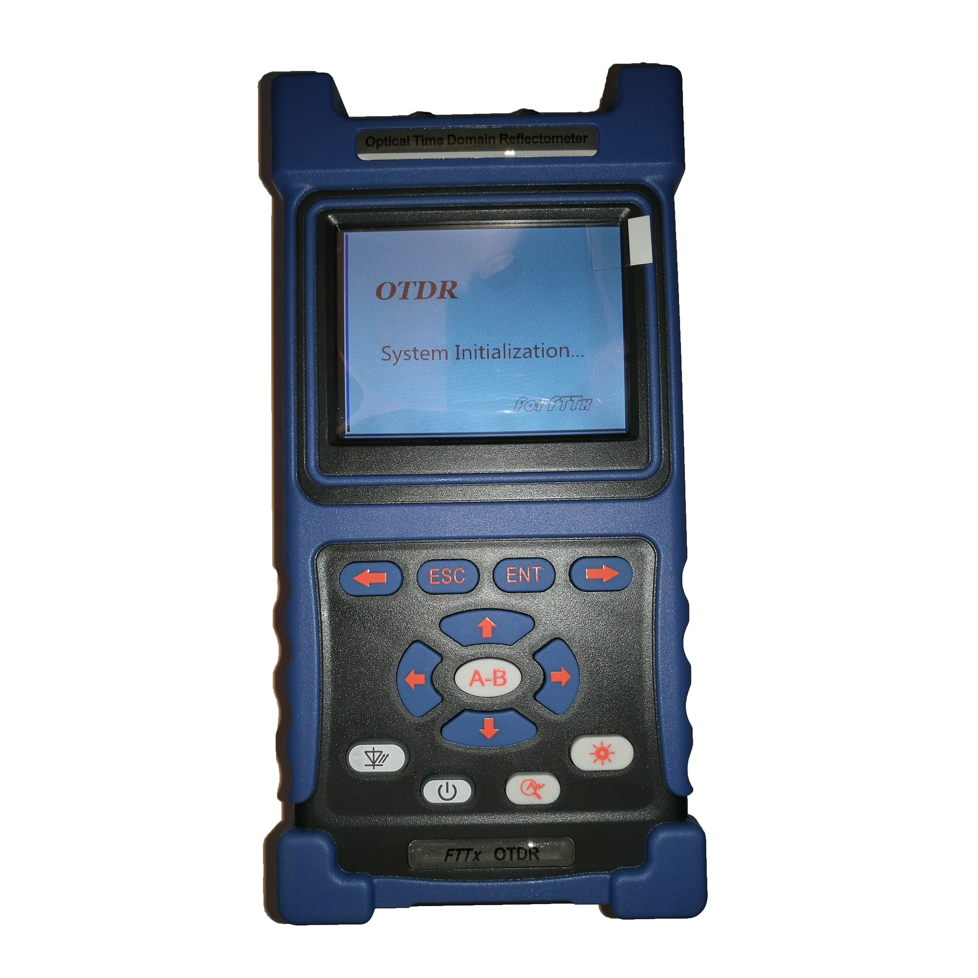 

1310/1550 нм 32/30 дБ OTDR 5,6-дюймовый сенсорный экран 120 км (74,5 м) FTTH Инструмент для тестирования оптоволоконных кабелей с визуальным локатором неисправностей (VFL)