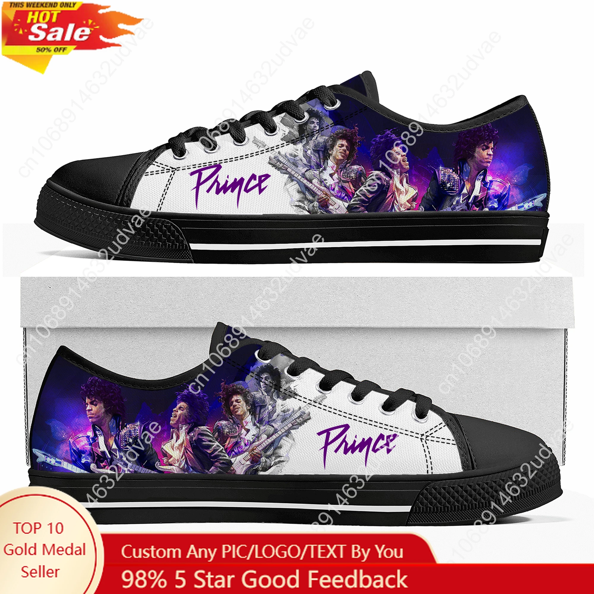 

Prince Rogers Nelson Low Top Shoes Man Woman Teenager Canvas Casual Sneaker Sneakers Couple Footwear Custom Shoe Unisex