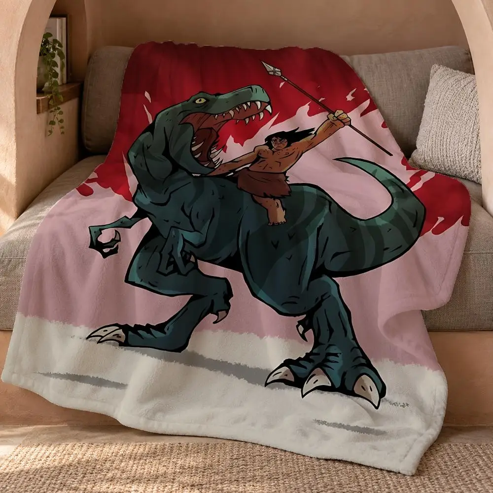 Anime M-Movie P-Primal Throw Double Sided Flannel Throw Blanket Soft Travel Camping Sofa Bed Home