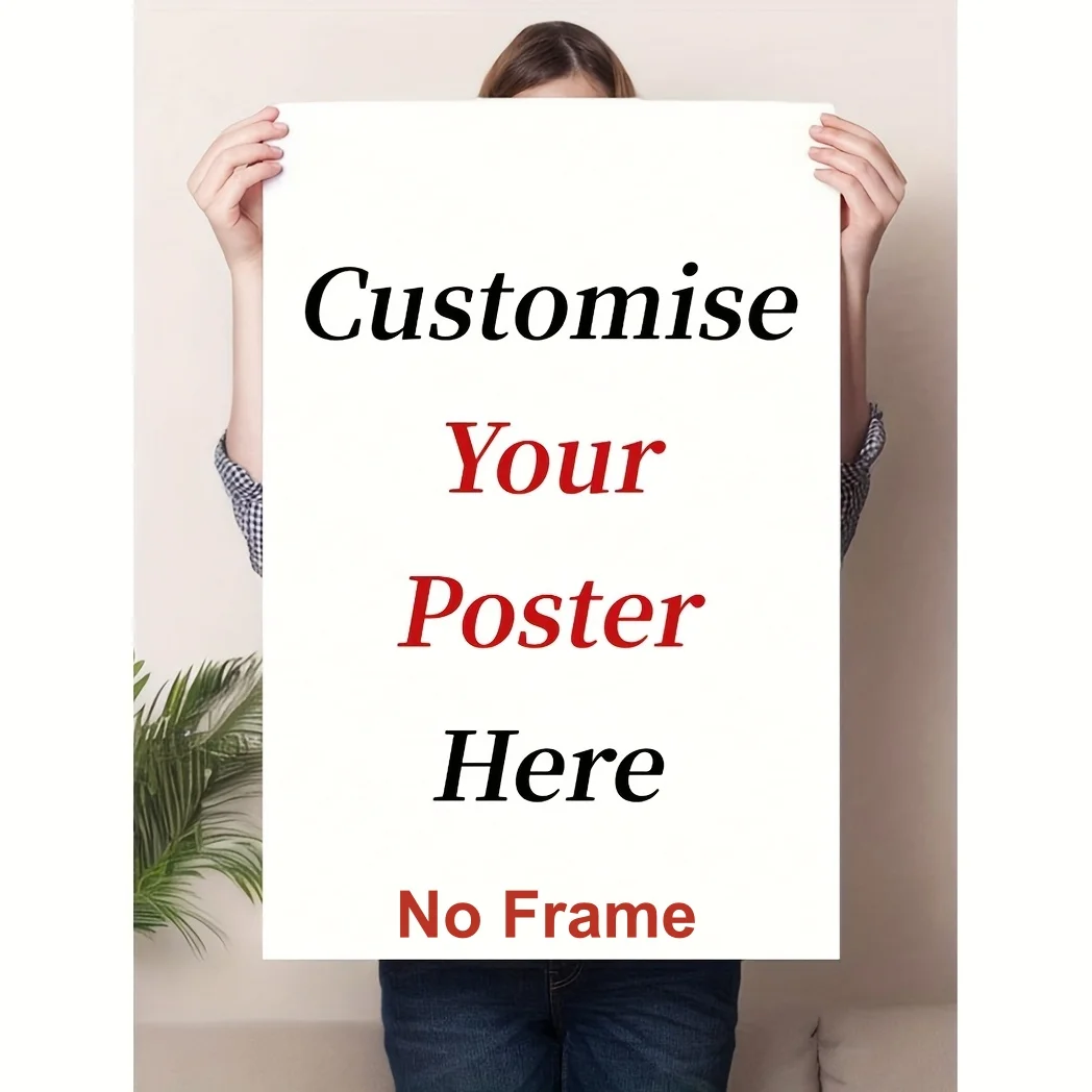 Customized Personalized Posters Perfect for Weddings, and Birthday Gifts For Couples, and Families Decorative Canvas Prints