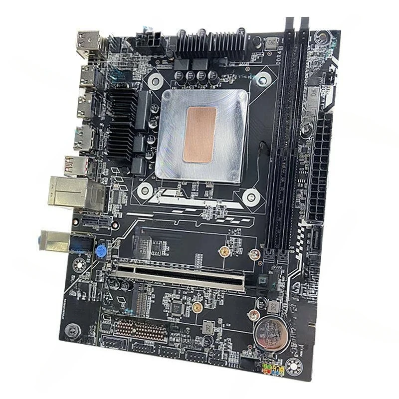M-ATX Motherboard Combo 12Th Core Interposer QXZR ES 0000 8C12T Pcie2.0X8 Integrated CPU DDR4 RAM NVME M.2 Kit Placa MãE