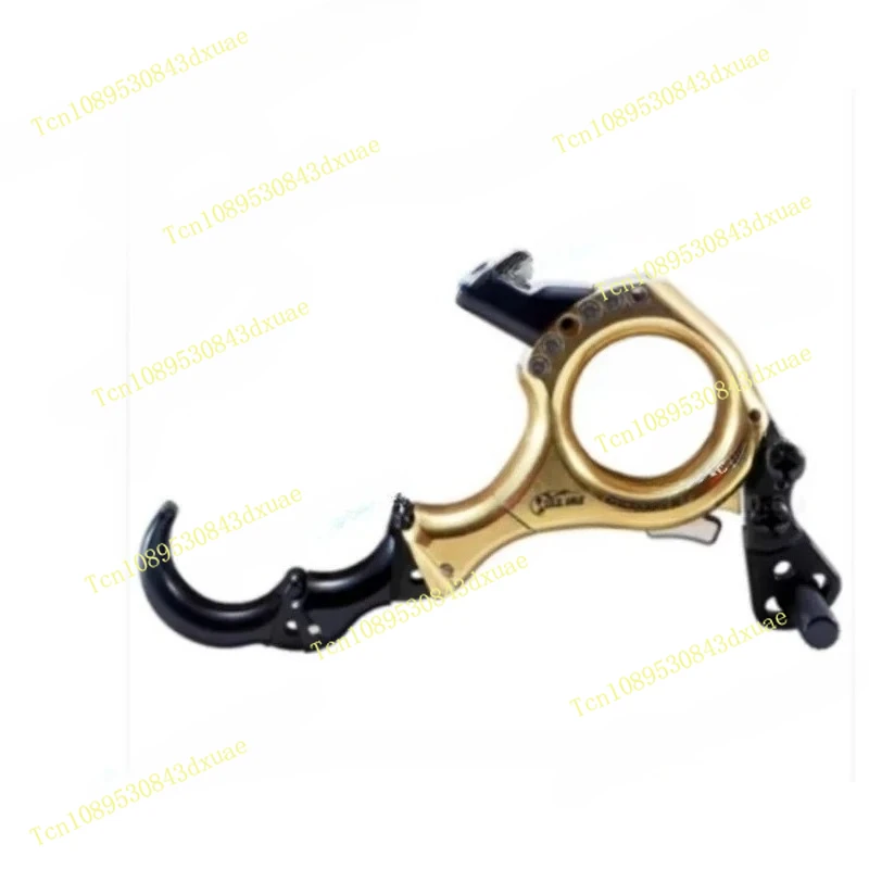 Three four finger interchangeable grip brass plate metal dispenser