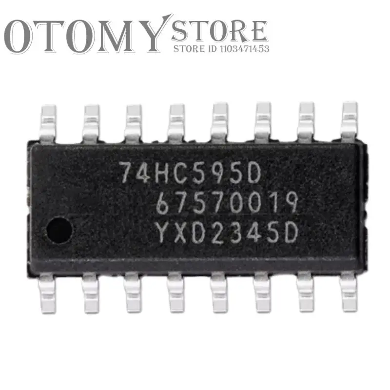 20PCS 100% NEW 74HC595D SN74HC595DR HC595 SMD SN74HC595 SOP-16 Register IC Chipset
