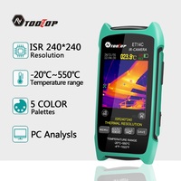 TOOLTOP ET14C Thermal Imaging Camera ISR 240x240 Pixels Replaceable 18650 Battery PCB Pipeline Building Heat Detection Camera