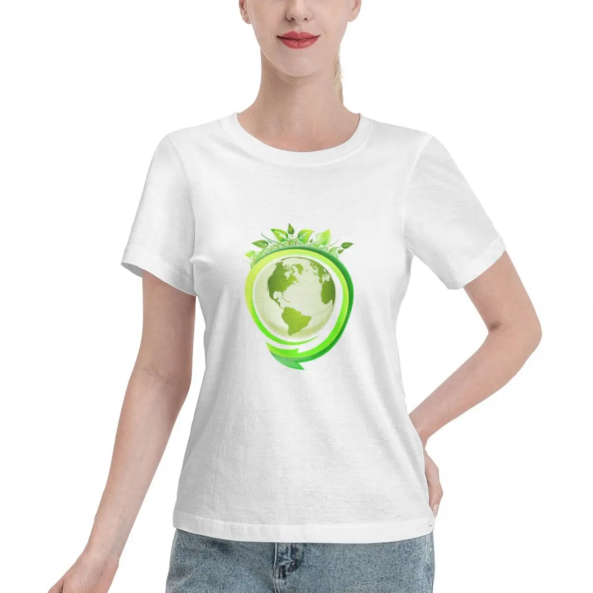 Oversized Option This Is Planet Earth Women's T-shirt Loose Basic Tops For Women