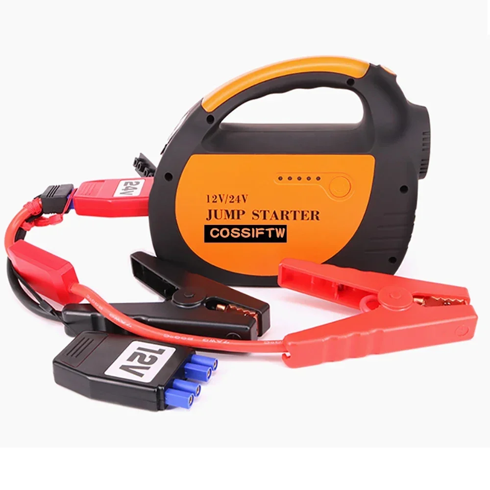 COSSIFTW 24V Truck Jump Starter Outdoor OEM ODM Quick Battery Starter with 30000mAh 12V 1600A