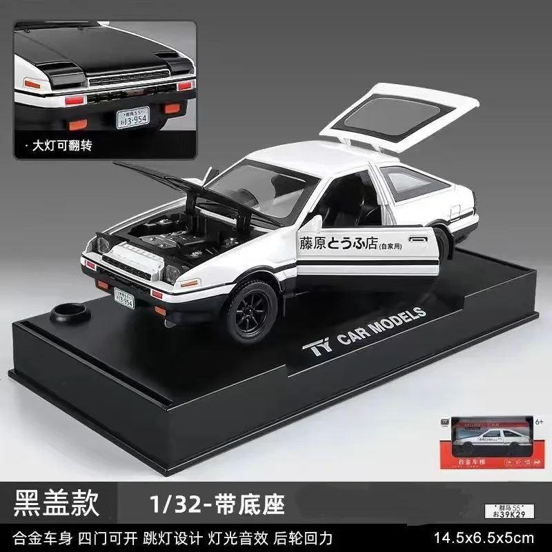 TAKARA TOMY TOMICA Scale Model 1/32 Scale Model Toyota AE86 Diecast Model Car Toy Collection Children Birthday Gifts