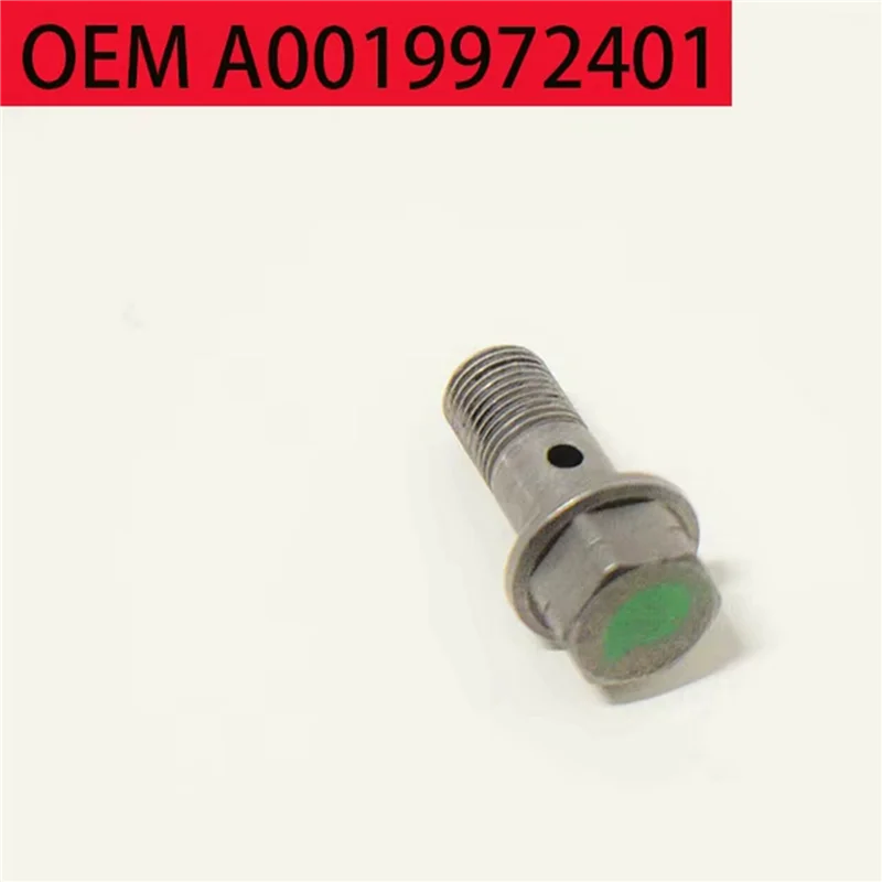 2X Perno de tornillo hueco para turbocompresor de coche 0019972401 A0019972401 para mercedes-benz Clase C W204 W245 C250 SLK250 B200