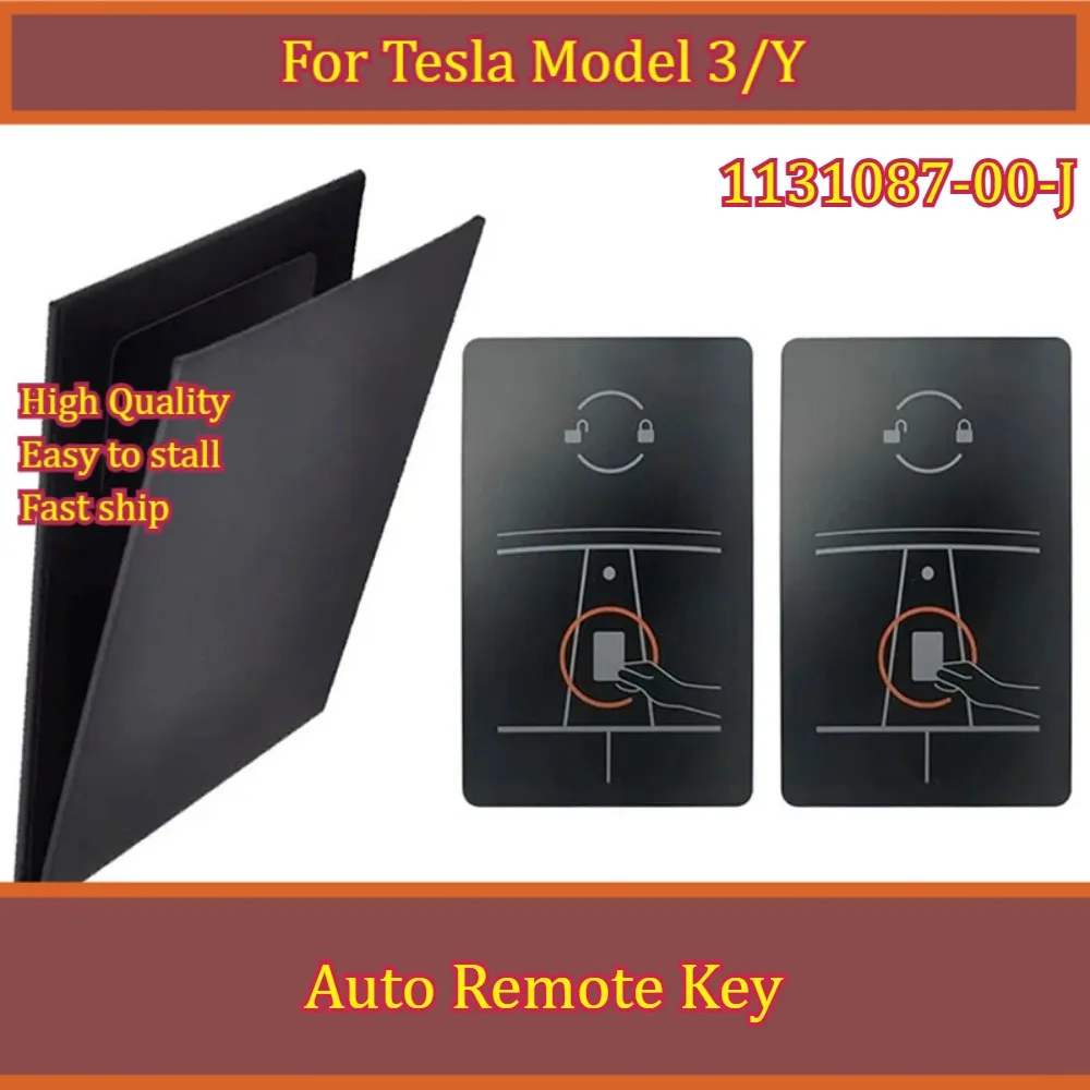 

Автомобильный смарт-ключ-карта для Tesla Model 3/Y с индукционным управлением, оригинальный, оптовая продажа, прямое программирование, артикул 1131087-00-J