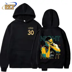 NBA Stephen Curry Double Sided Printed Sweatshirt Men Women Loose Sports Sweatshirts Casual Top Adult Size  Classic Simple