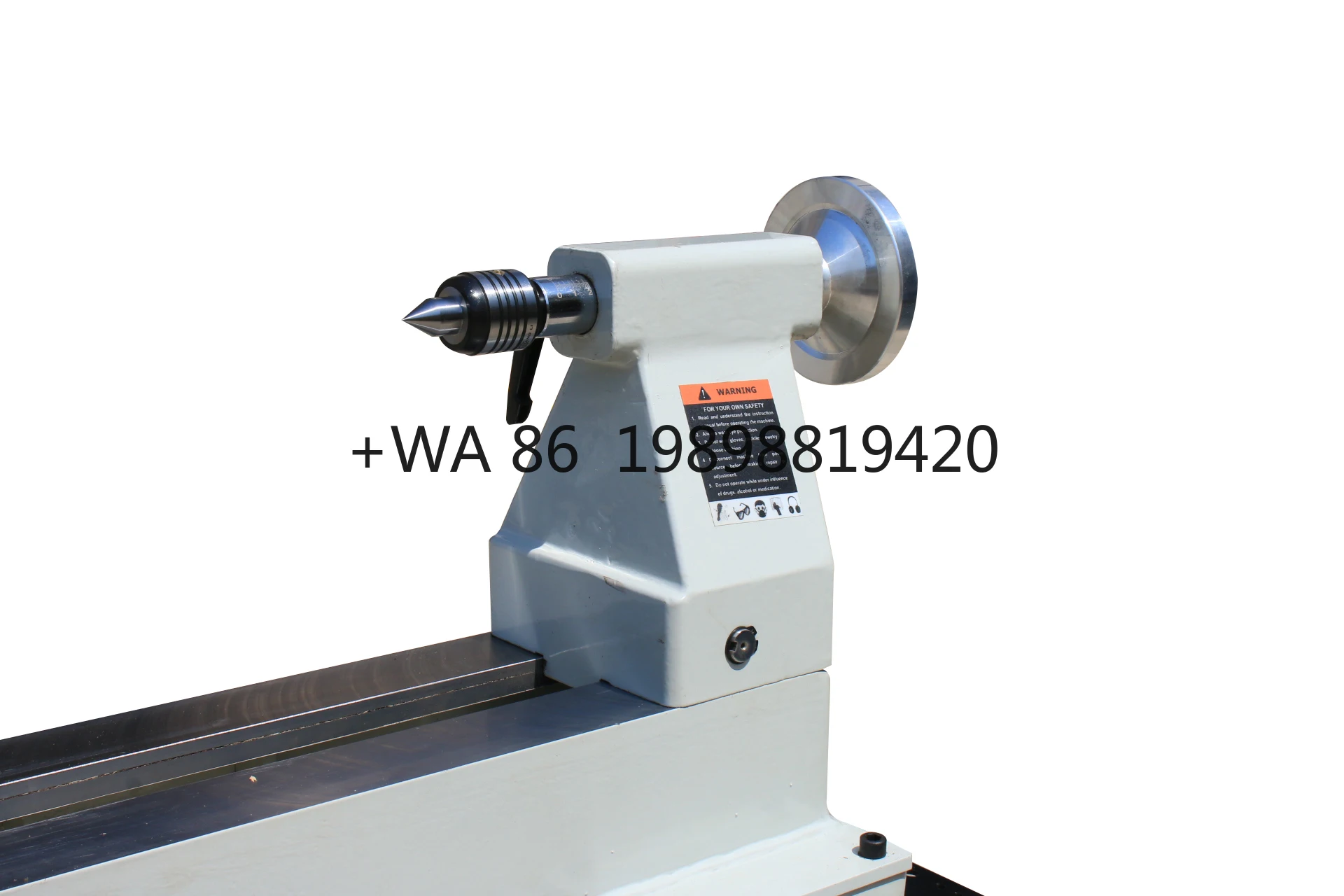 Portable Wood Lathe Wooden Spinning Machine Large Timber Lathe Woodworking Lathe