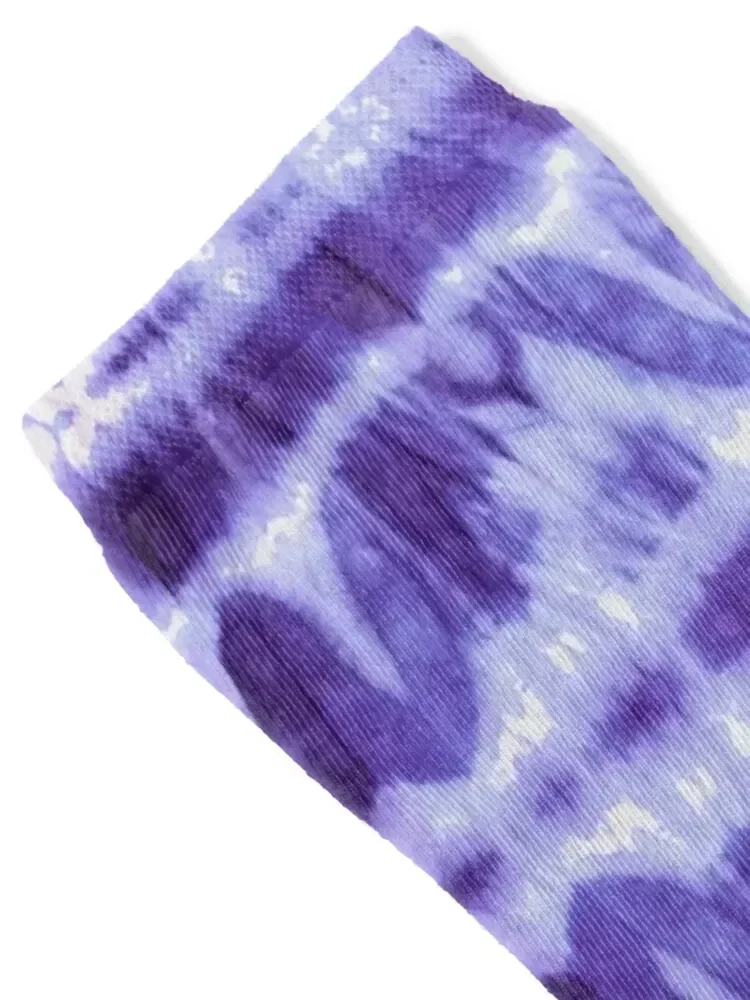 Tie Dye Violet Twos Socks floor Wholesale Non-slip Heating sock Mens Socks Women's