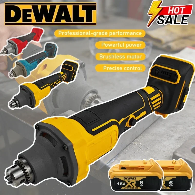 

Бесщеточная прямая шлифовальная машина DeWalt с 4 скоростями, патроном для шлифовки, полировки и гравировки, совместимая с Makita/Milwaukee