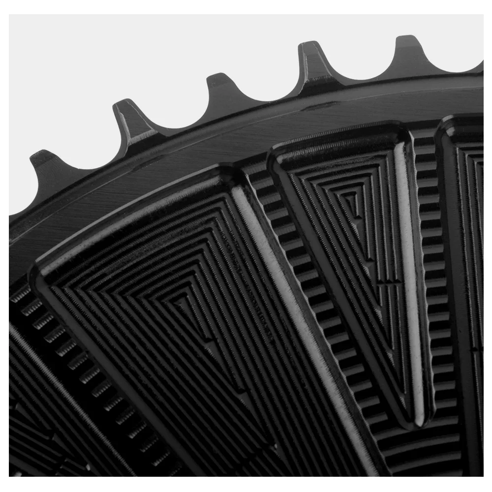 WUZEI 3-Bolzen geschlossenes Kettenblatt 4,2 mm Offset 40-58T Kettenrad 9/10/11-Gang Narrow Wide Direct Mount Kettenblatt, nicht kompatibel mit AXS-Ketten – Detail 13