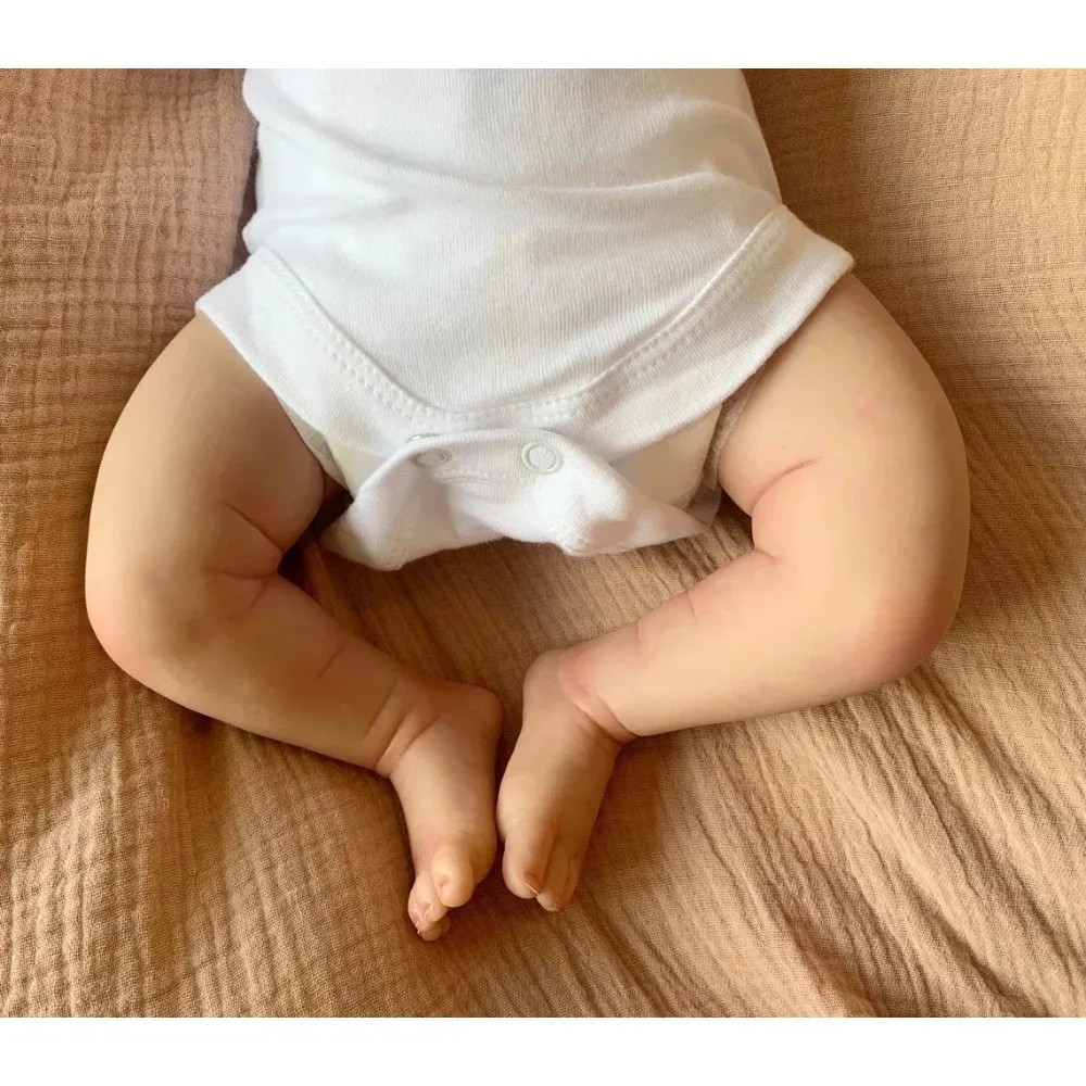 43CM pasgeboren babygrootte herboren poppen zacht lichaam levensechte handgemaakte kunstpop 3D-huid met zichtbare aderen Boneca Bebê Reborn Real