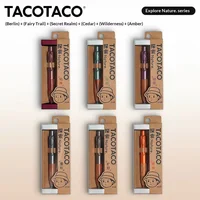 TACOTACO Limited Edition Natural Solid Wood Click Gel Pen, High-End Low-Center Pocket Writing Pen with Smooth Quick-Dry Black In 6