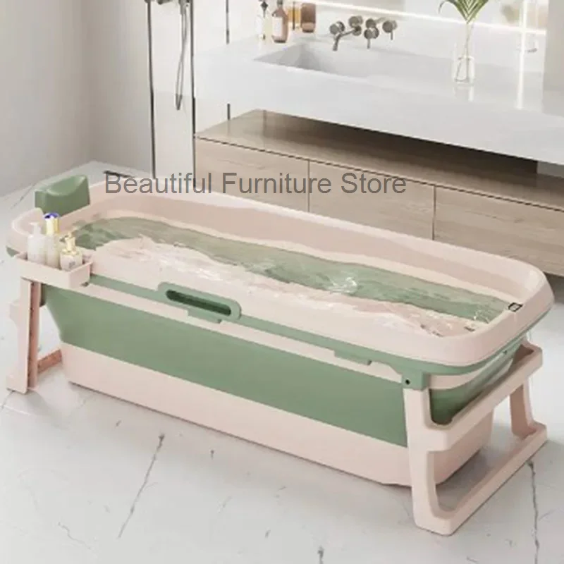 Large Household Bathtub Freestanding Adults Camping Japanese Bathtub Cover Liner Travel Hotel Banheira Inflavel House Furniture