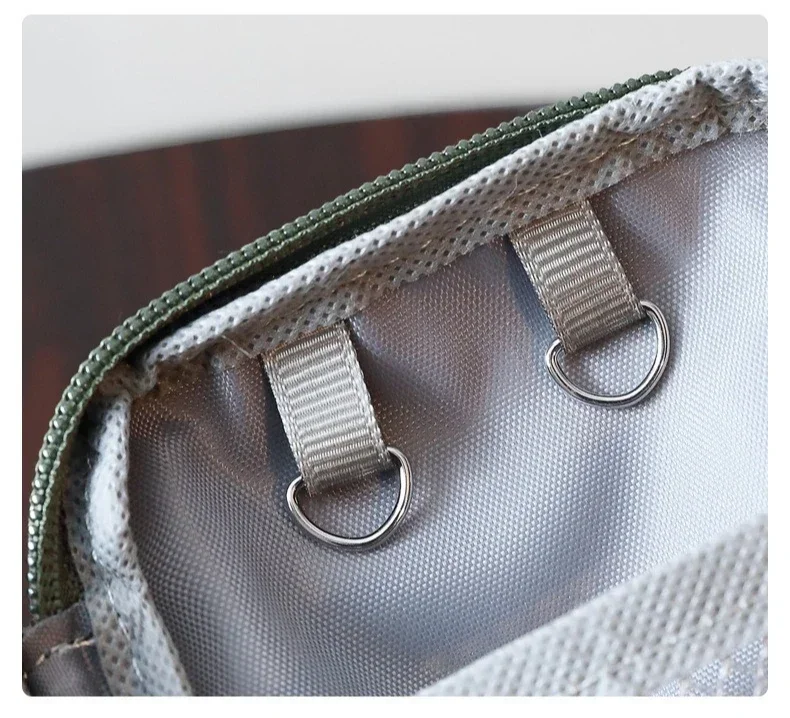 NEUE Tragbare Transparente Lippenstift-Tasche Kosmetik-Organizer Reise-Bluetooth-Kopfhörer Ladekabel-Etui – Detail 9