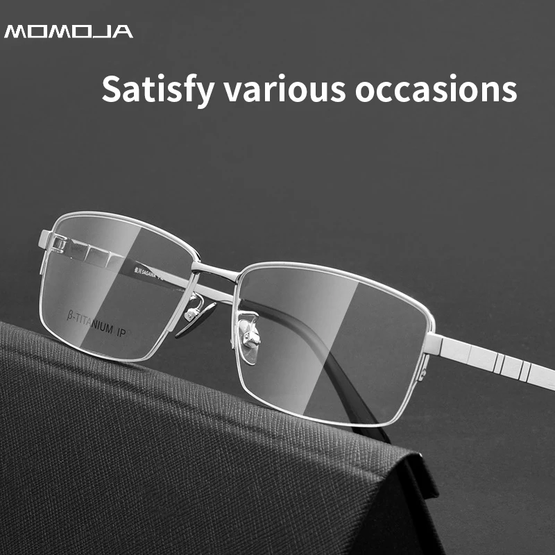 

Mens Business Casual Half Frame Optical Eyeglasses Frames Retro Square Prescription Glasses Ultralight Eyeglasses Frame Men 2216