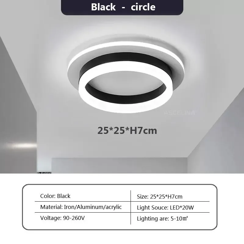 현대적인 LED 천장 조명, 럭셔리 황금 아크릴 입구 홀 통로 램프, 거실 침실 서재 주방 조명 고정장치