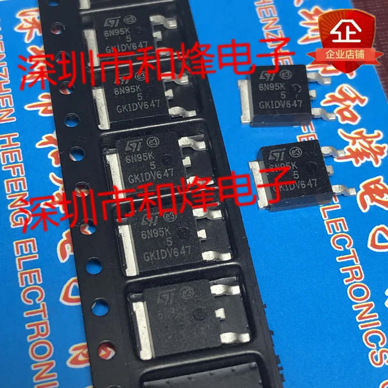 5PCS-10PCS 6N95K5 STD6N95K5 TO-252 950V 9A NEW AND ORIGINAL ON STOCK