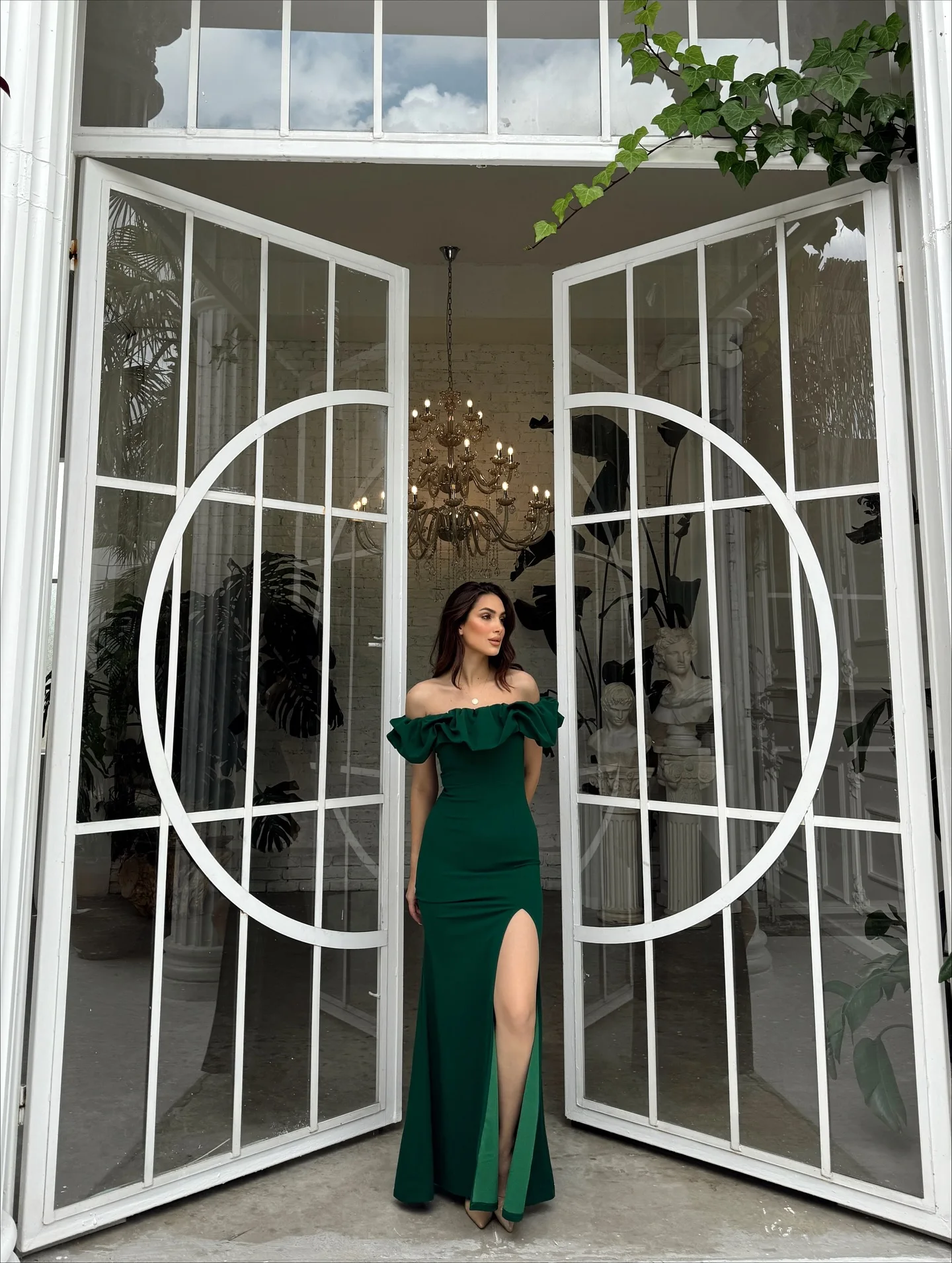 فستان حفلات فاخر من الدانتيل بكتف بطاقة من Vows، تنورة ذيل السمكة، فساتين الأكثر فخامة لحفلات الزفاف مصنوعة حسب الطلب للحفلات الراقصة