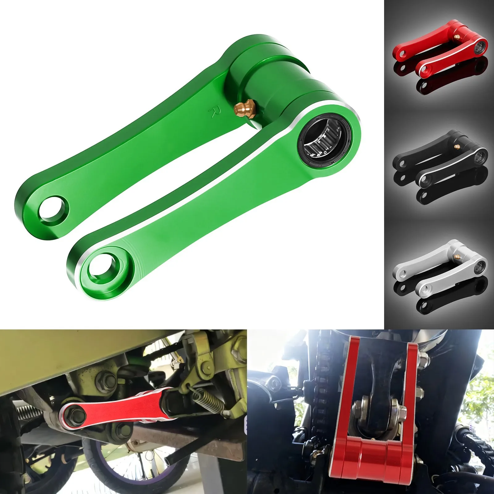 For KAWASAKI KLX140 KLX140L KLX150L KLX150BF CNC Rear Suspension Lowering Link