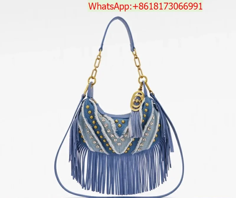 Light Luxury Underarm Bag Denim Shoulder Crossbody Handbag Bag Trend