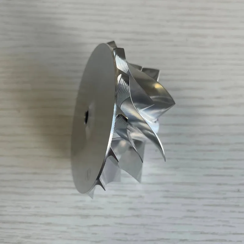 RHF5 Reverse 7+7blades 52.00/63.00mm High Performance Bore :6.10mm Turbo Milling/aluminum 2618/billet Compressor Wheel