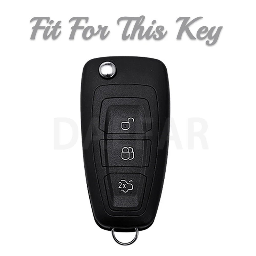 For Ford Ranger C-Max S-Max Focus Galaxy Mondeo Transit Tourneo Custom TPU Car Key Case Cover Auto Key Holder