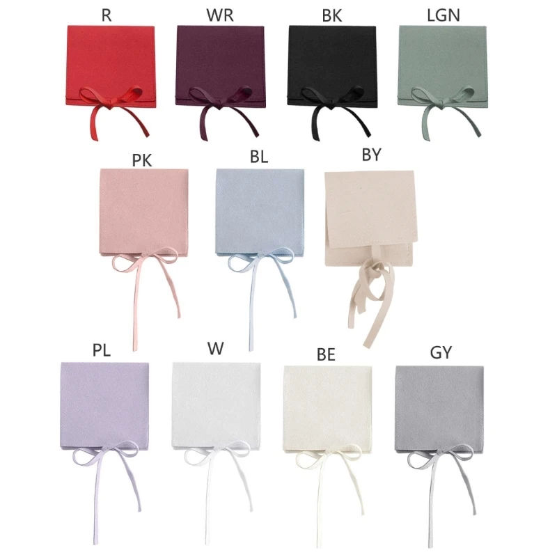 Jewellery Packaging Bag Soft Microfiber Gift Bracelet Necklace Storage