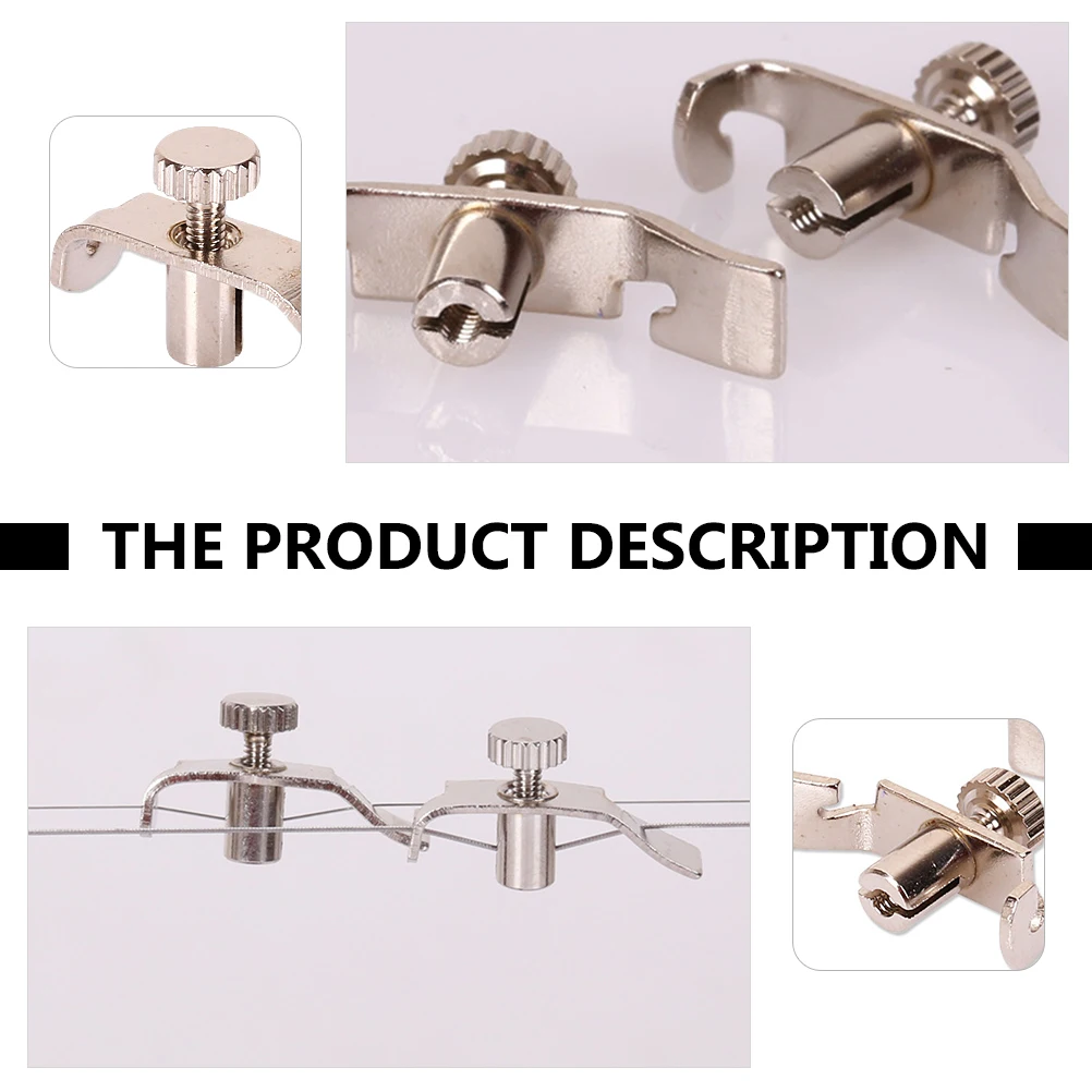 

4Pcs Erhu String Tuning Parts High Quality Stainless Steel Fine Tuners Reliable Performance Replacement Accessories