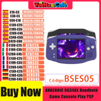 ANBERNIC RG34XX Retro Handheld Game Console, 3.4-inch IPS Display,  Linux, GBA, Bluetooth, HD TV Output, Video Game Player