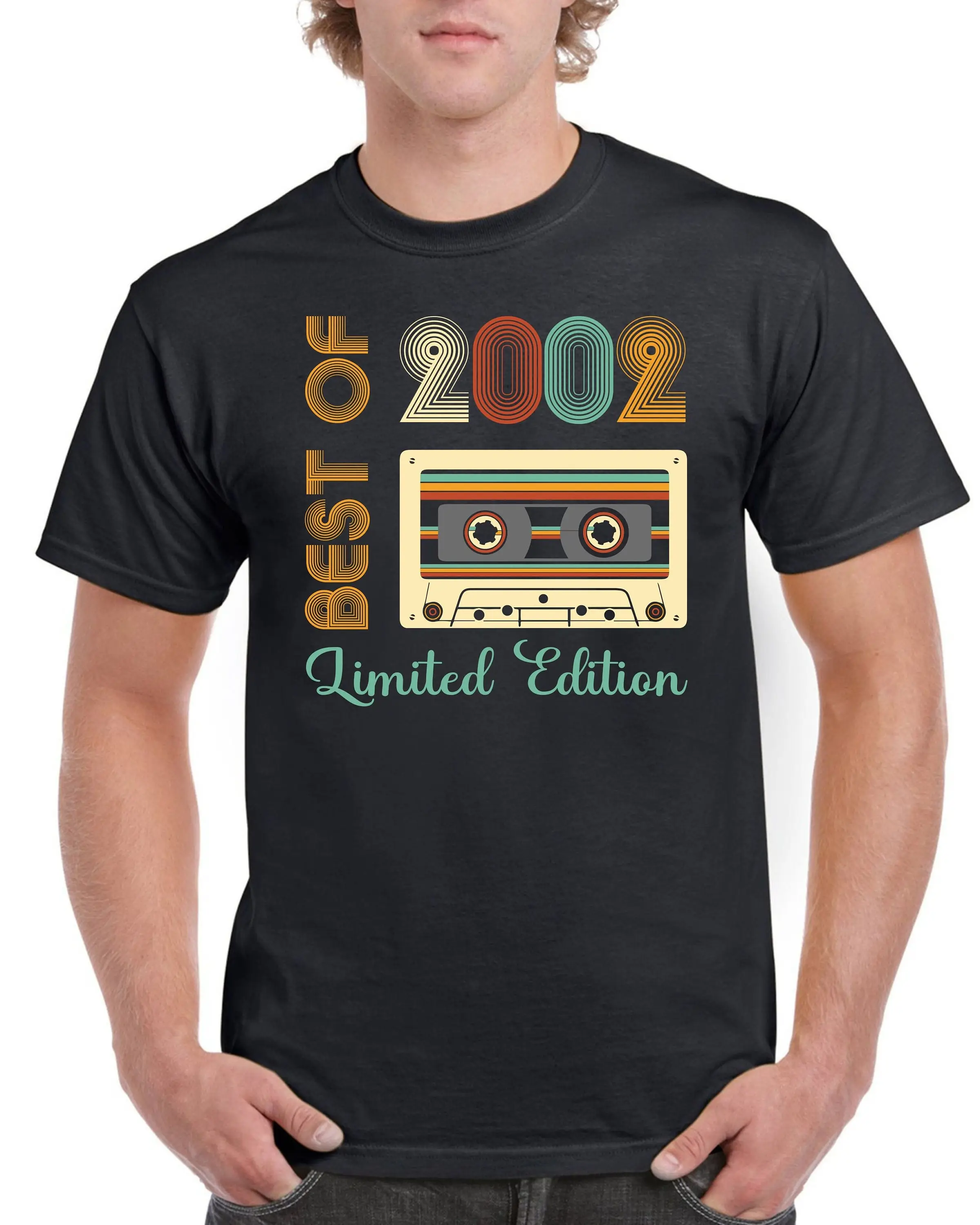 22Nd Birthday T Shirt S Presents For Dad Top Present Limited Edition Funny Best Of 2002 22 Years Old