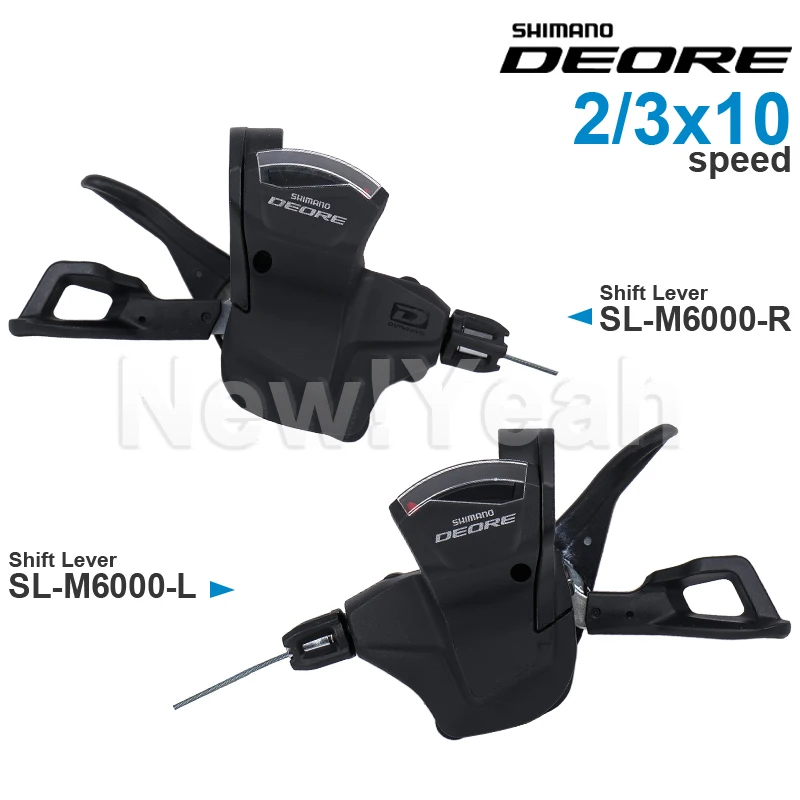 SHIMANO DEORE M6000 MANETKA ZMIENIENIA BIEGÓW SL-M6000 SL-M6000-L SL-M6000-R 2/3x10 biegów Oryginalne Części