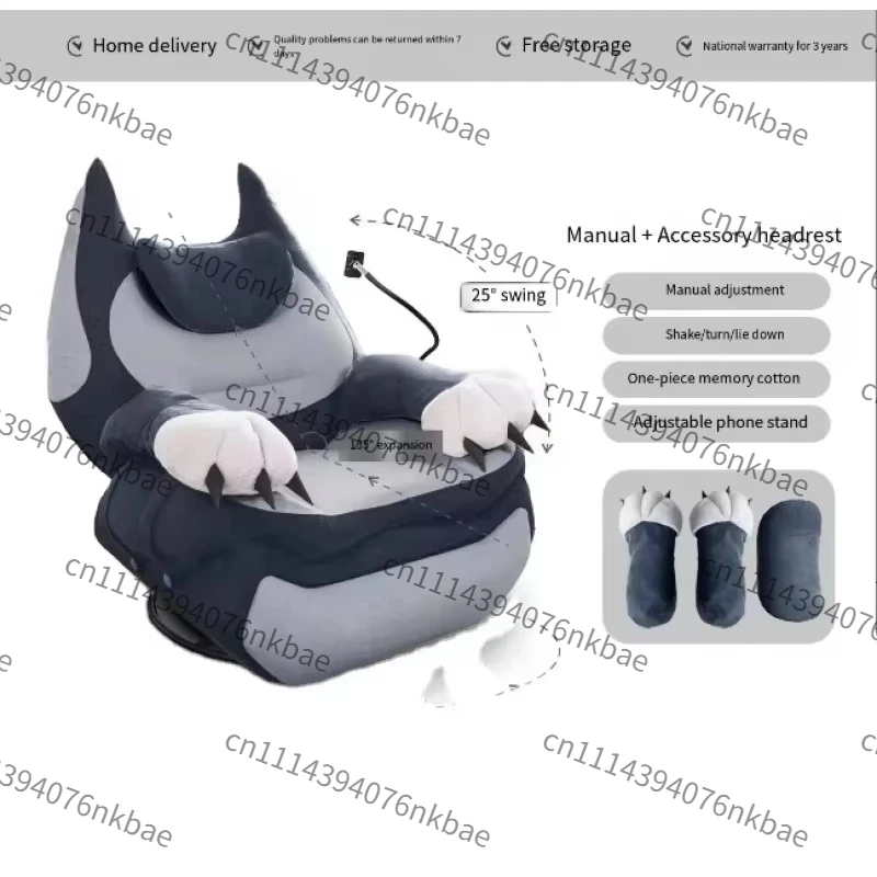 Single Reclining Gaming Sofa Chair, Lightweight Leisure Recliner for Living Room, Small Space Cinema & Sleeping Use